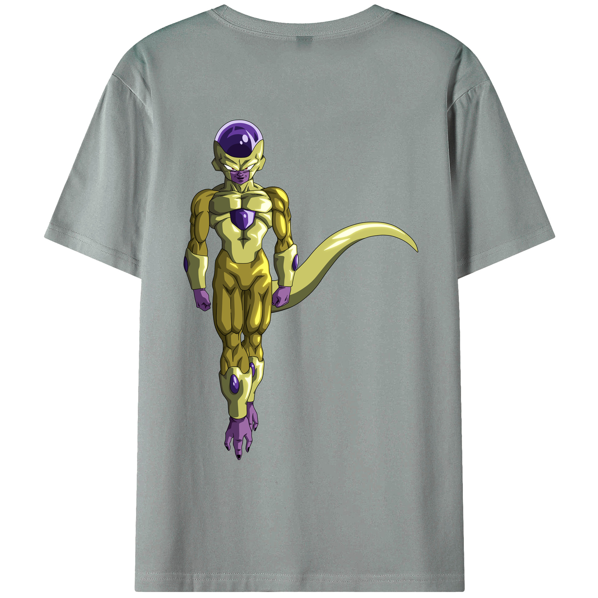 （画像用） ドラゴンボール フリーザ DRAGON BALL Frieza 綿100％ メンズ半袖Tシャツ（バックプリント） 通気性